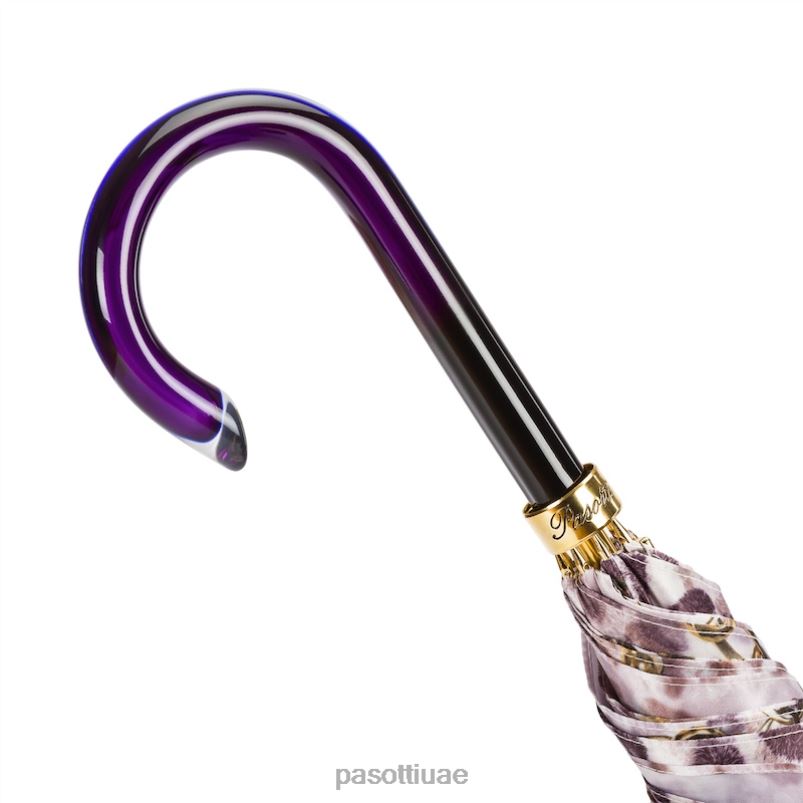 مظلة | 20 58002-7 g15 - مظلة أرجوانية اللون مع طباعة سلاسل PASOTTI Z446V414